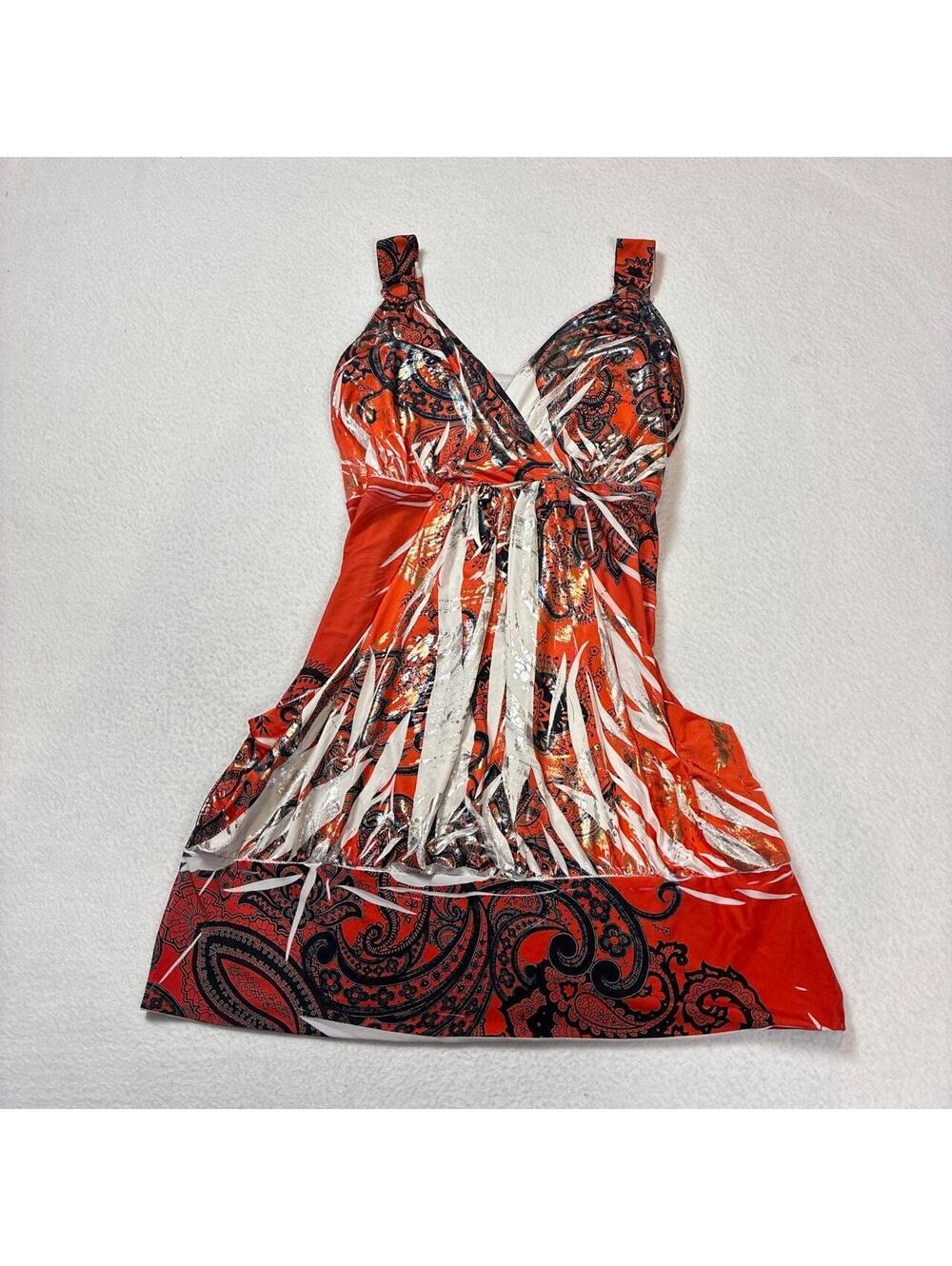 Vintage shiny red babydoll top / mini dress! Size xl, might best fit large